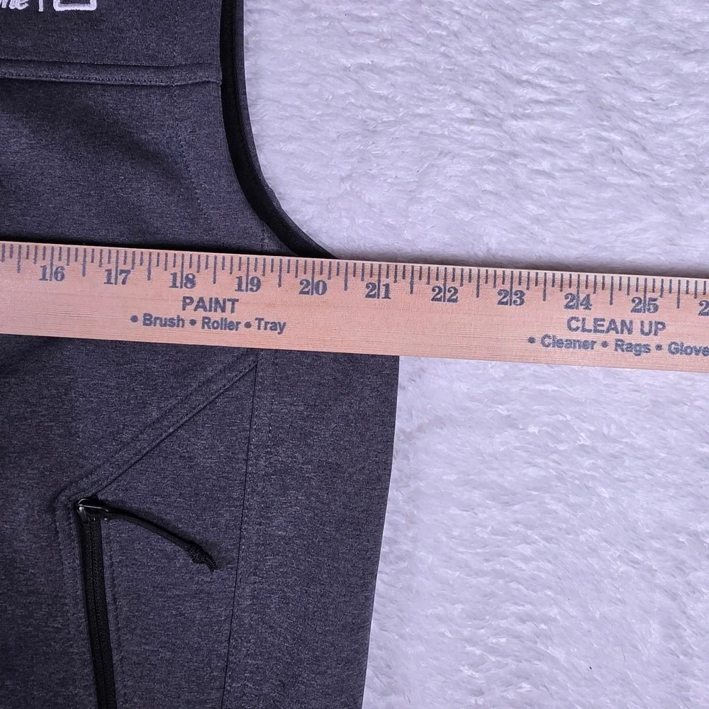 The North Face WindWall Capital One Mens M Grey Full Zip Corporate Vest